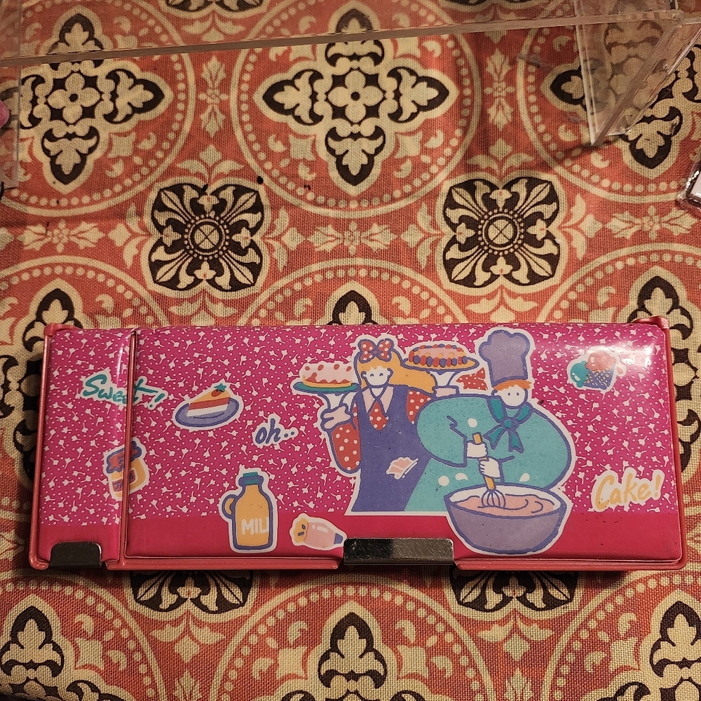 Pink Cartoon Chef Pencil Case